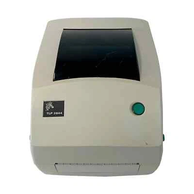 Zebra TLP 2844 Thermal Transfer Label Printer USB LAN Serial No AC Adapter - Image 1 of 4