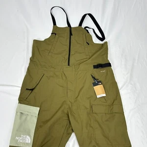 The North Face Dragline Dryvent wasserdichte Shell-Ski-Trägerhose für Herren - oliv SP26 - Bild 1 von 18