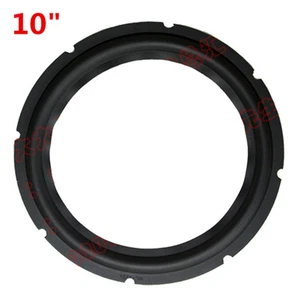 Top Grade 10" 10 inch 250mm Speaker Surround Repair Rubber Woofer Edge with Hole - Picture 1 of 1