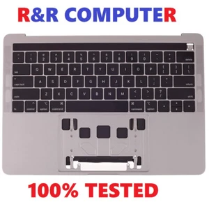 SILVER SILVER Top Case Palmrest Keyboard Housing 13" MacBook PRO A2159 Used - Picture 1 of 1