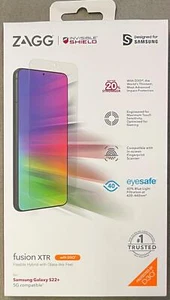 InvisibleShield Fusion XTR Samsung Galaxy S22+ Flexible Hybrid Screen Protection - Picture 1 of 2