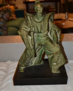 Austin Productions 1989 Samurai Warrior Large 19" Tall Sculpture with Base - Picture 1 of 20