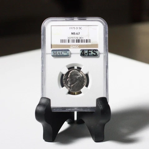 1975 D Jefferson Nickel NGC & MAC MS67 4FS ***Rev Tye's Stache*** #8001 Cover