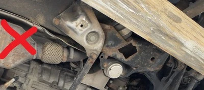 1x A6 4B Hosenrohr Abgasrohr Flexrohr 2,4 BDV AMM ASM  RECHTS - Bild 1 von 2