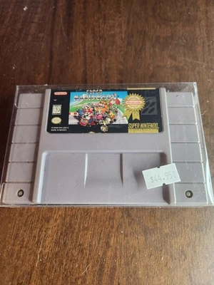 Super Mario Kart Super Nintendo SNES Cart Only Tested - Image 1 of 2
