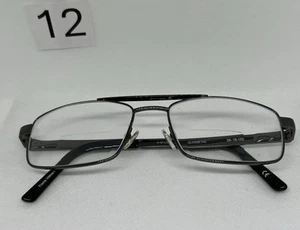 Gunmetal Eyeglasses H M1037 58-18-155 Rectangle Frame Bifocal Style Made Vietnam - Picture 1 of 8