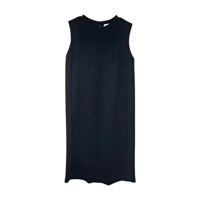 Vince Black Shift Sleeveless Dress Keyhole Back Size 2 Retail $395  - Image 1 of 4