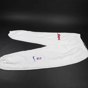 Philadelphia 76ers Nike NBA Authentics Dri-Fit Athletic Pants Men's White New - Picture 1 of 13
