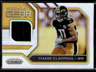 2020 Panini Prizm #25 Chase Claypool Rookie Gear Card 3302A - Image 1 of 2