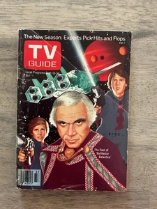 Vintage TV Guide 9/16/1978-Cast of Battlestar Galactica cover by David Byrd - Picture 1 of 3