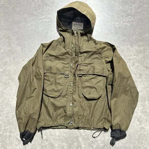 VTG Orvis Pro Wading Jacket Men’s Small Fly Fishing Waterproof Full Zip Hooded - Picture 1 of 10