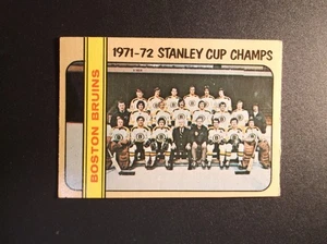 1972-73 Topps Hockey Boston Bruins Karte # 1 - Bild 1 von 2