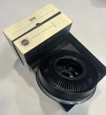 Vintage Kodak Carousel 80 Slide Projector Per Trays Original Box Lot of 5 - Image 1 of 4