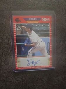 SET LEAF PRO 2021 AUTÓGRAFO JOSE BUTTO RC METS GIANTS  - Imagen 1 de 2