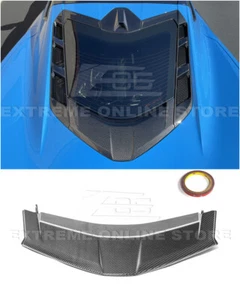 For 20-Up Corvette C8 Coupe | GM Style CARBON FIBER Rear Lower Window Trim Kit - Picture 1 of 12