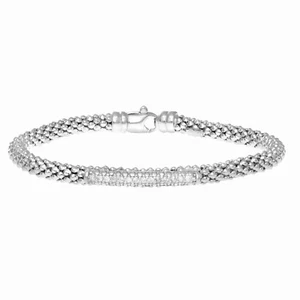 Phillip Gavriel Designer Diamantarmband Popcorn Design Sterlingsilber 7" - Bild 1 von 8