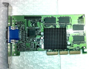 NVIDIA Riva TNT2 Model 64/ SDRAM 32MB AGP Vintage Video Card PC - Picture 1 of 4