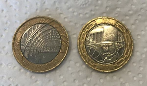 Moneda de 2 libras isambard kingdom brunel 2006 2 x monedas circuladas - Imagen 1 de 2