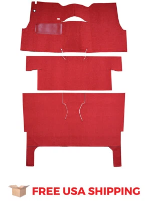 FITS 1956 Chevrolet Two-Ten Series 2DR Wagon Bucket Seat Pass Area Loop Carpet Foto 1 de 3