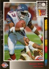 1992 Wild Card WLAF Football Trading Cards Pick From List