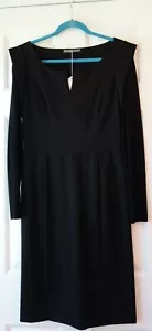 NEW ALBERTA FERRETTI WOOL BLEND WOMEN'S DRESS US 8 IT 44 MADE IN ITALY - Picture 1 of 9