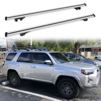 Portaequipajes de carga barra transversal de techo de aluminio para Toyota 4Runner 53"" Foto 1 de 4