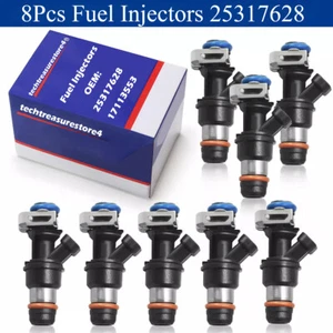 8 piezas inyectores de combustible originales para Chevy Silverado GMC 99-07 4,8/5,3/6,0 L 25317628 - Imagen 1 de 16