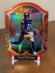 2020 Panini Select #70 Chase Claypool RC Concourse Level Red Prizm Die Cut - Picture 1 of 2