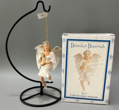 December Diamonds 6" Luna Angel Christmas Hanging Ornament Holiday Decor NIB - Image 1 of 4