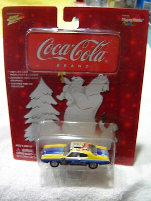 Johnny Lightning COCA COLA POLAR BEAR SERIES BLUE/YELLOW 1971 GTO 1/64 - Image 1 of 2