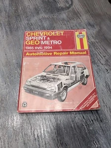 Haynes Repair Manual Chevrolet Sprint & Geo Metro 1985-1994 Part# 24075 - Picture 1 of 7