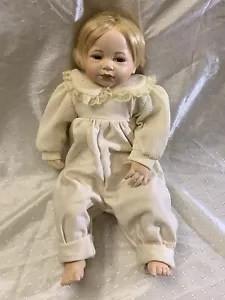 Ashley Belle Collection Genuine Porcelain Retired Baby Mavranna 18" Doll - Picture 1 of 10