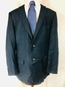Giorgio Fiorelli Men's 2 Pc Superlux 2 Button Size 38 Suit Blue Pants 32x29 - Picture 1 of 15
