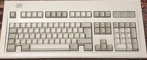 clavier IBM AZERTY mécanique de 1996 - Photo 1/2