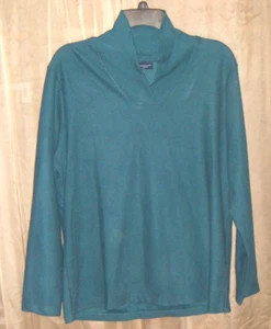 Cárdigan para mujer Westbound Petites cuello azul acanalado talla PL NUEVO CON ETIQUETAS - Imagen 1 de 4