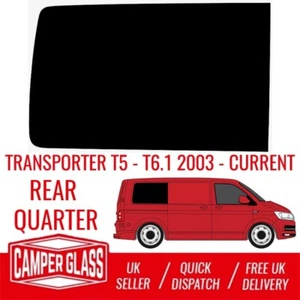 Cuarto trasero lado conductor Transporter T5-T6.1 SWB ventana negra 2003-actual - Imagen 1 de 1