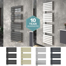 Flat Panel Heated Ladder Towel Rail Bathroom Designer Radiator Rads - All Sizes