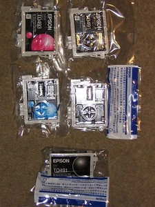 5 x Ink Cartridges for Epson Printers (See Description) - Picture 1 of 2