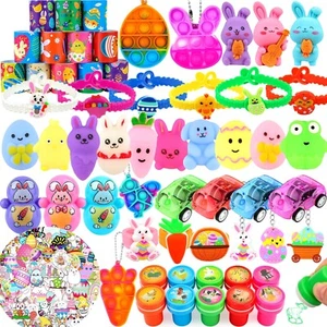 Easter Party Favors for Kids, 108pcs Easter Egg Fillers, Easter Basket Stuffe... - Picture 1 of 8