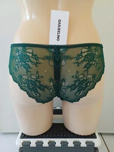 DARJEELING TANGA MODELE SOFTY LACE COULEUR VERT REF 12210S9 - Picture 1 of 2