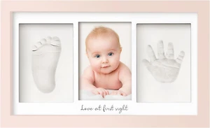 Baby Handabdruck Und Fußabdruck Set - Gipsabdruck Baby Hand Und Fuß Neugeborene - Bild 1 von 12