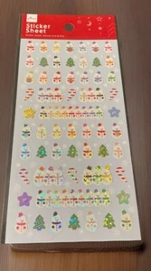 DAISO - Winter Tiny Christmas Stickers ☃️🎄Kawaii Japan Snowman - Picture 1 of 5
