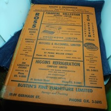 1958  Greater Saint John & Lancaster City Directory W Phone List New Brunswick