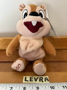 CHIP chipmunk Disney Plush Bean Bag 7” New With Tag - Picture 1 of 4