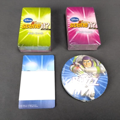 Scene It Disney 2nd Edition Trivia DVD Board Game Adult Kid's Buzz Cards NEW - Image 1 of 3
