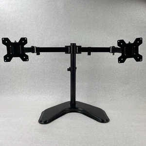 Wali MF002 Free Standing Fully Adjustable Dual LCD Monitor Desk Mount - Picture 1 of 17
