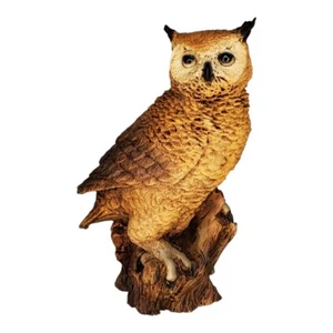 Castagna - Owl on Branch Figurine Vintage Italy 1988 - Picture 1 of 7