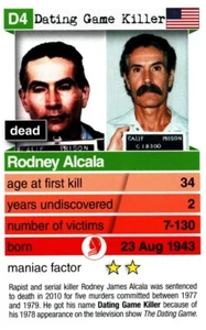 Tarjeta coleccionable D4 Dating Game Killer, Berlin-Killer Game - Imagen 1 de 2