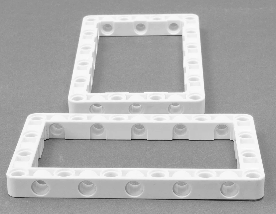 LEGO Technik - 2 Liftarm / Verbinder / Block dick 7x11 weiß / 39794 NEUWARE - Bild 1 von 1