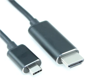 Cable de fibra óptica/híbrido macho a HDMI 18 GB 4K@60Hz USB 3.2 Gen2 tipo C de 49 ft - Imagen 1 de 2